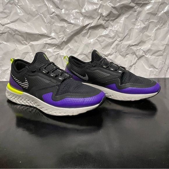 Nike Odyssey React 2 Shield BQ1672-002 Women's Black & Purple Running Shoe Sz 9M - Picture 2 of 16